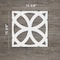 Ekena Millwork Medium Daventry Decorative Fretwork Wall Panels in Architectural PVC, 15 3/8"W x 15 3/8"H x 3/8"T WALP16X16DVN - alternate 5
